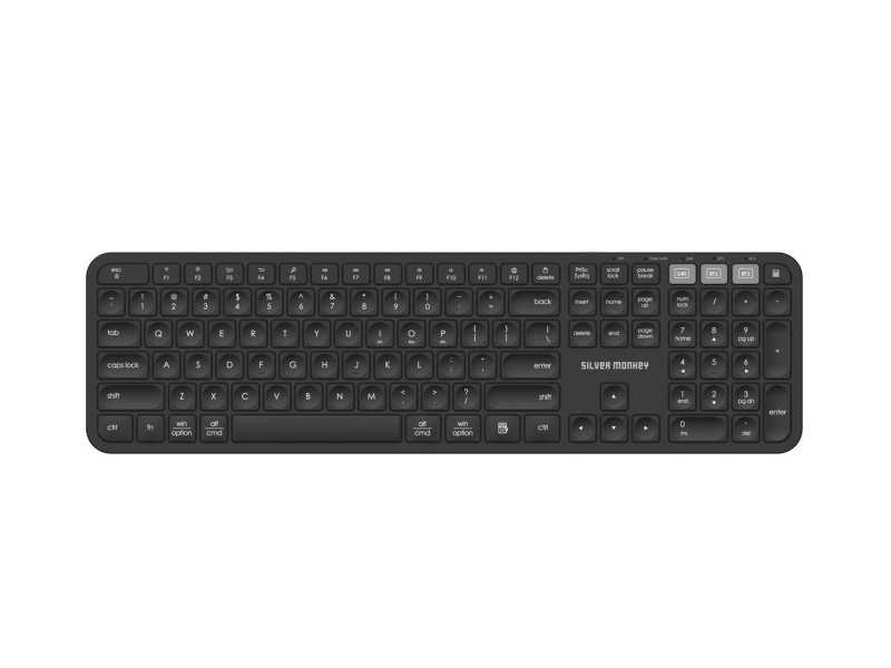 Silver Monkey K90 Wireless premium business keyboard (black)